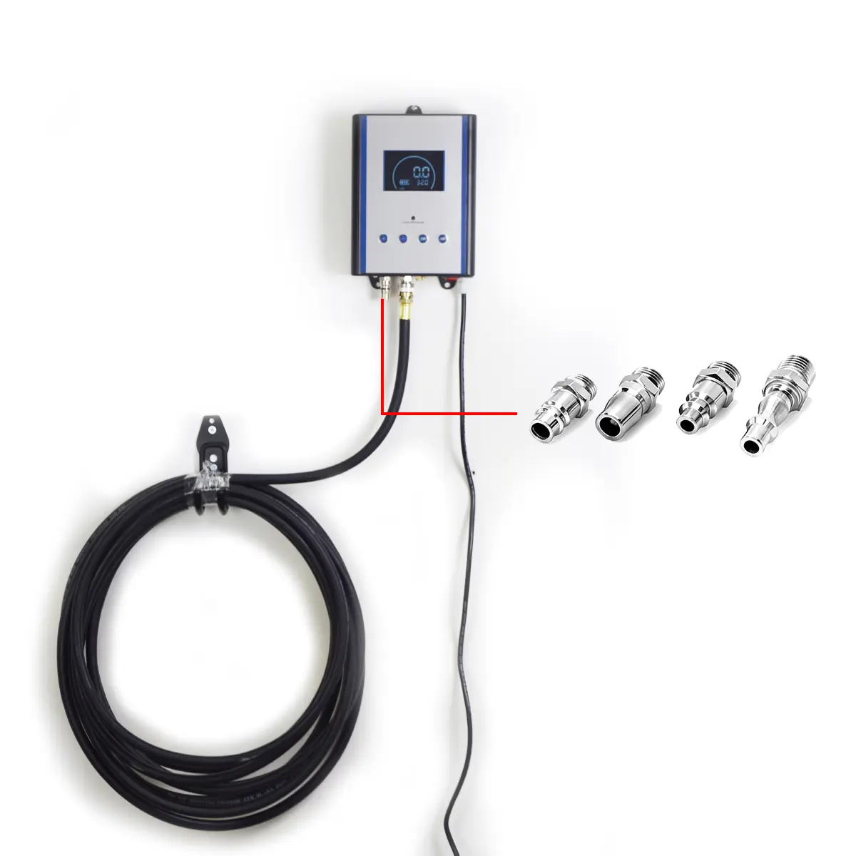 Preset automatic tire inflator