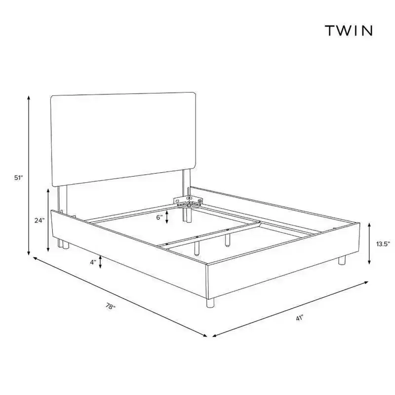 Skyline Furniture Harper Box Seam Bed