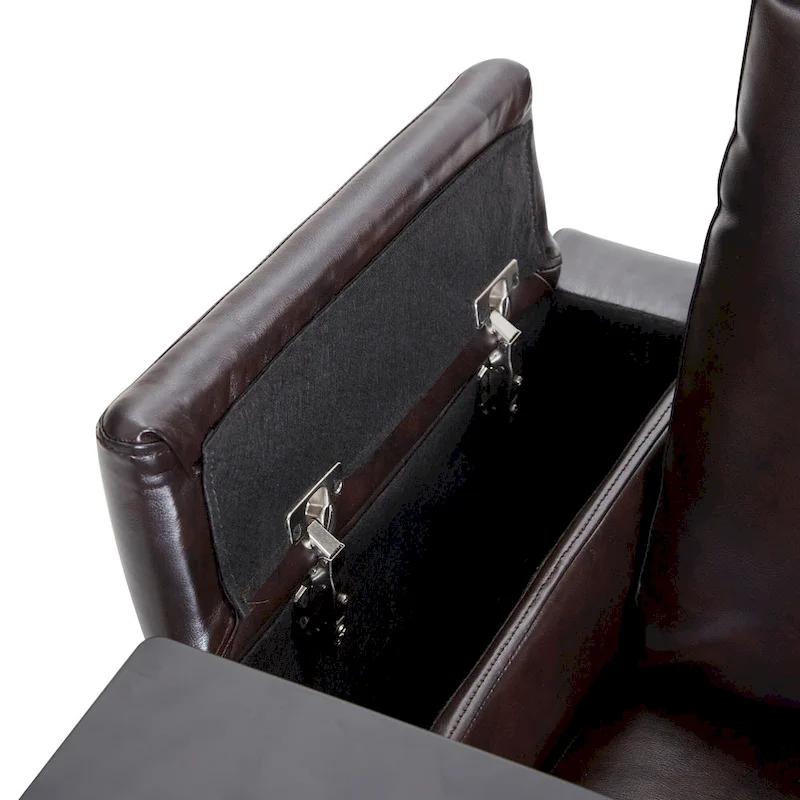 Nestfair Power Motion Recliner with 2 Cup Holders and 360 Swivel Tray Table