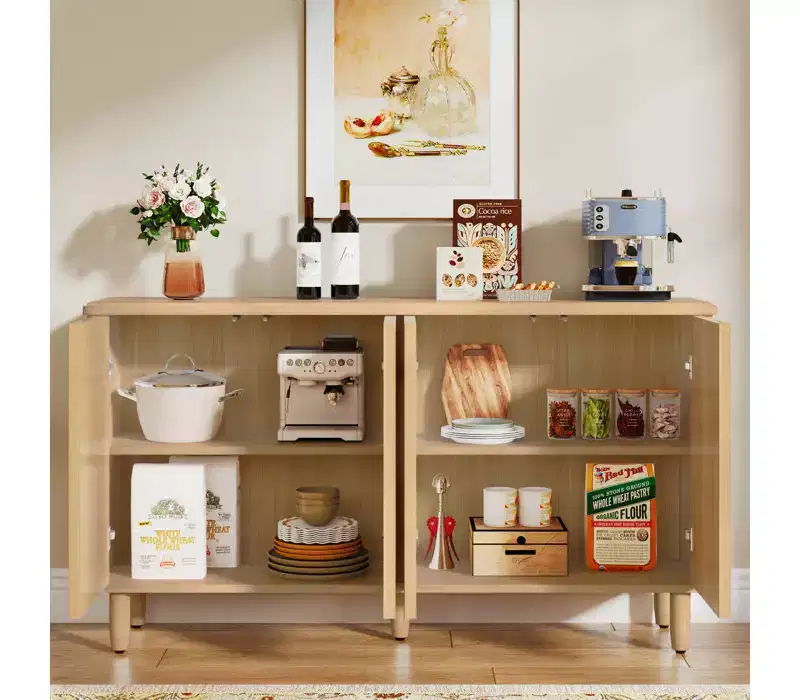 59.4-Inch Buffet Cabinet Sideboard