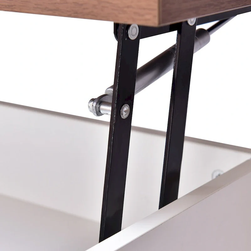 Lift-top Coffee Table with Hidden Compartment
