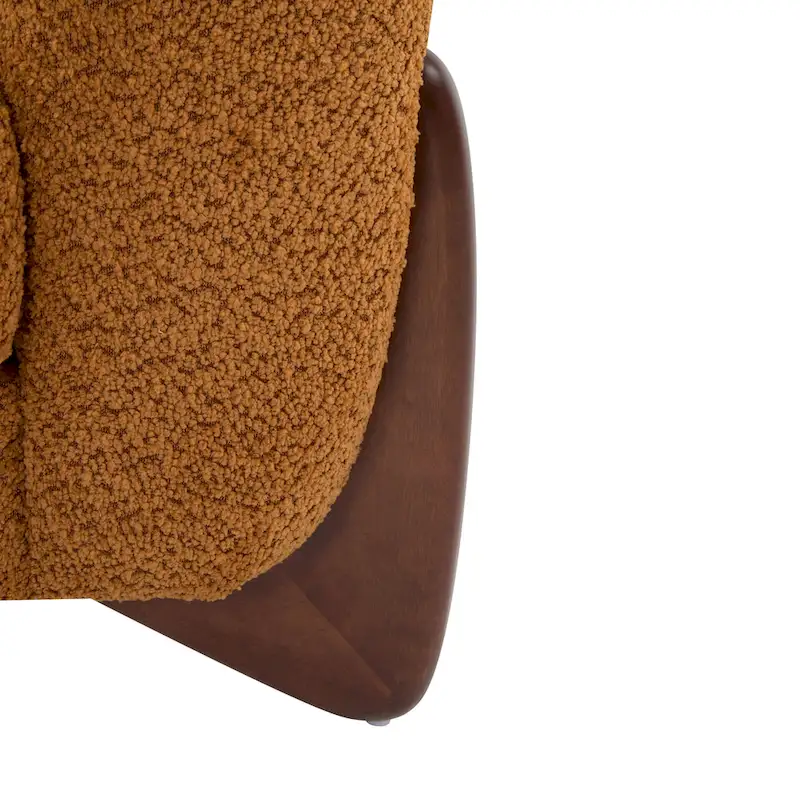 Tina Modern Upholstered Boucle Arm Club Chair by Christopher Knight Home