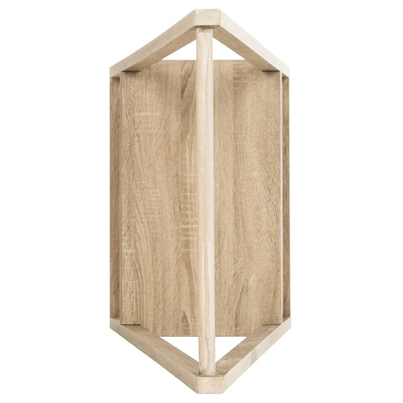 67 Retro Mid-Century Style Light Gray Coat Rack