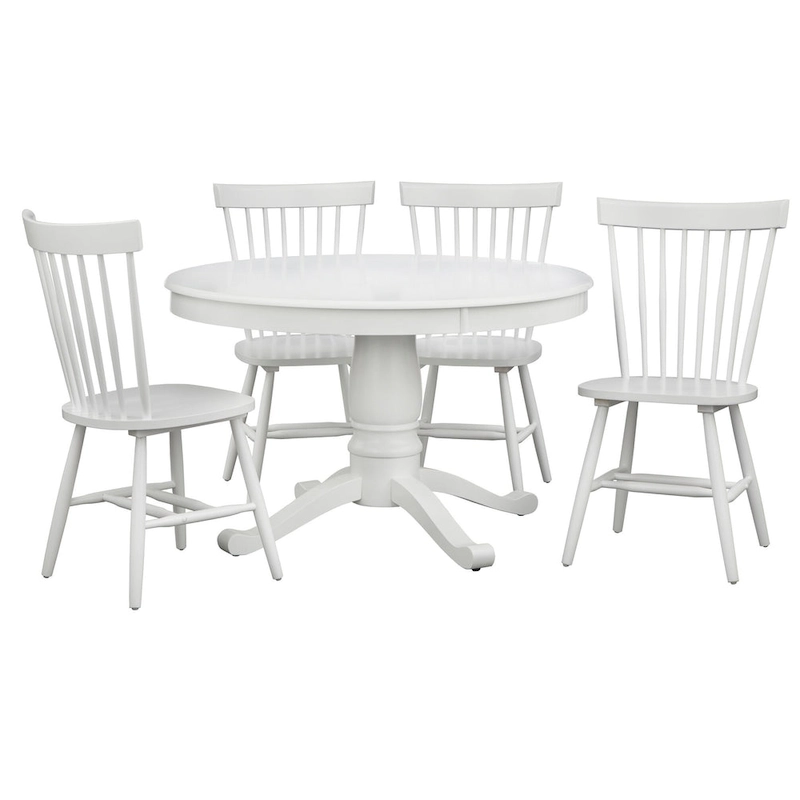 Simple Living Kale 5-piece White Dining Set