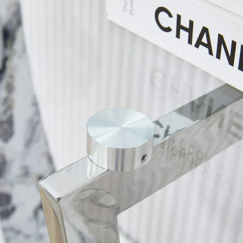 Modern and simple rectangular glass console table