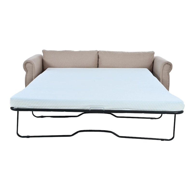 80.7 Pull-Out Sleeper Sofa Bed with Foam Mattress