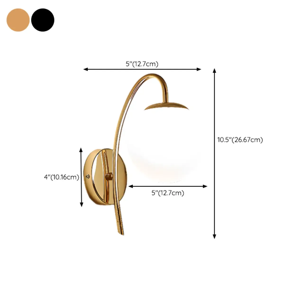 Modern Wall-Mounted Bath Vanity Light Fixture