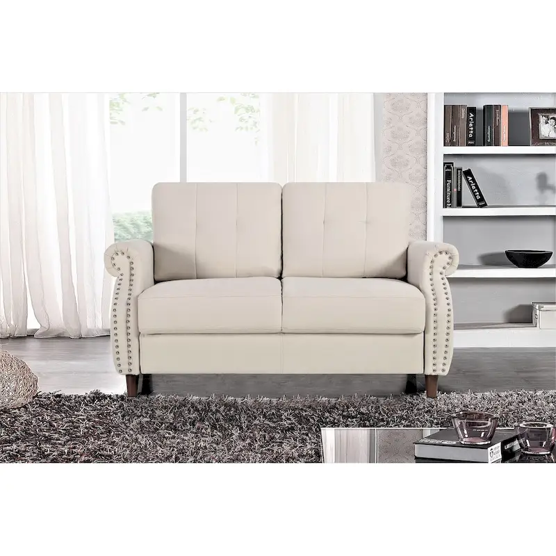 Bruce Nailhead Loveseat