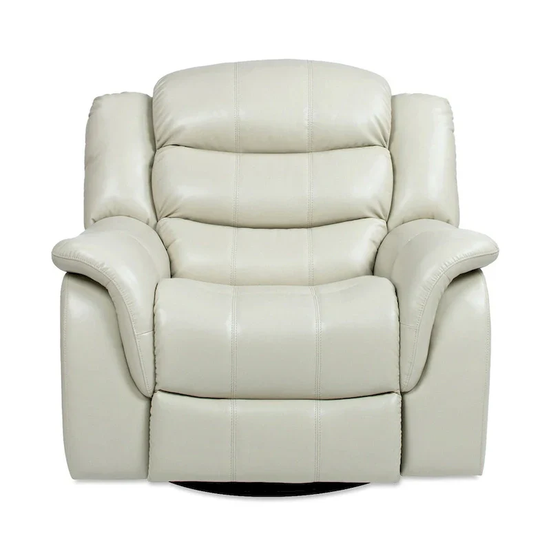 Rover 41.5 Faux Leather Manual Swivel Glider Recliner