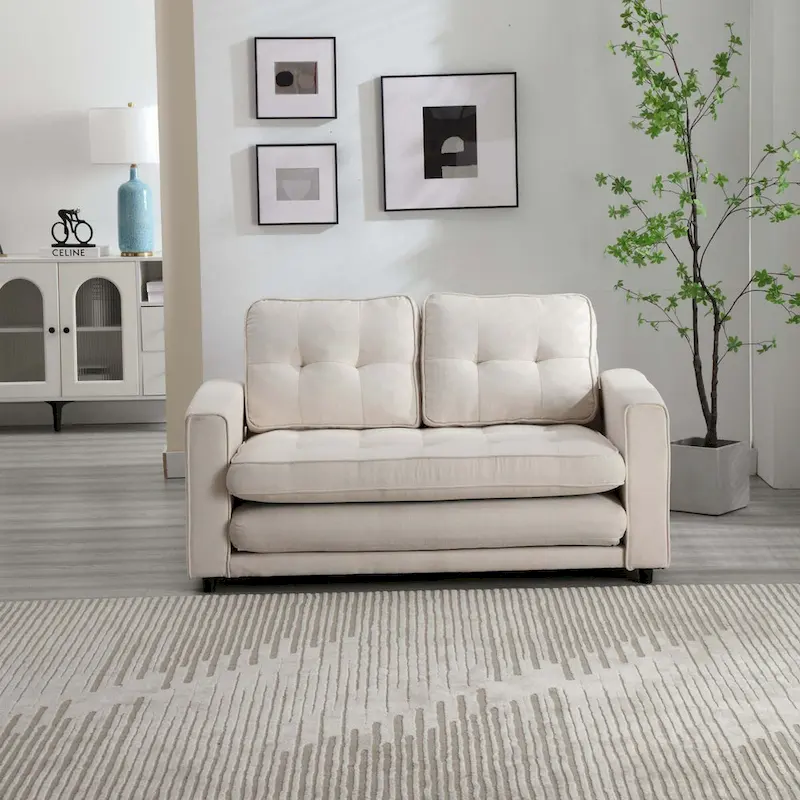 3 Fold Sofa,Convertible Futon Couch sleeper sofabed