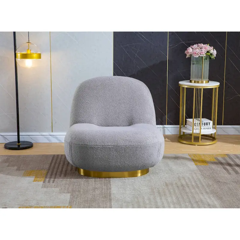 Modern Velvet Swivel Accent Chair