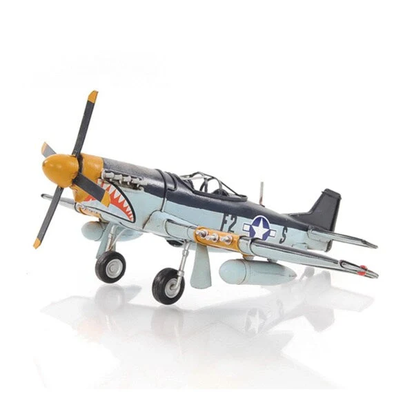 1943 Grey Mustang P51 1:40 Model Fighter Plane