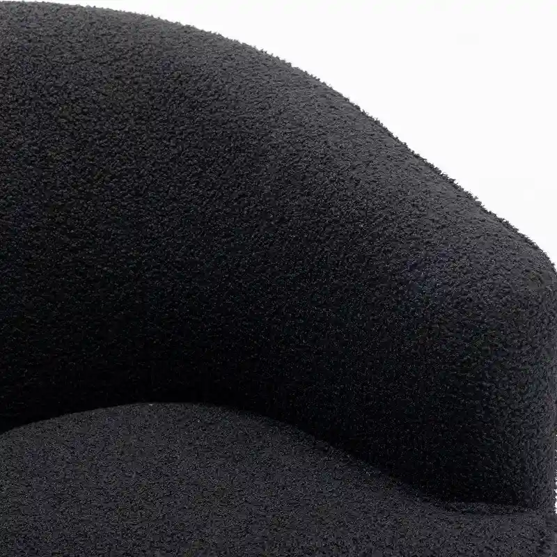 SEYNAR Modern Boucle Upholstered 360 Degree Swivel Accent Club Chair Set of 2