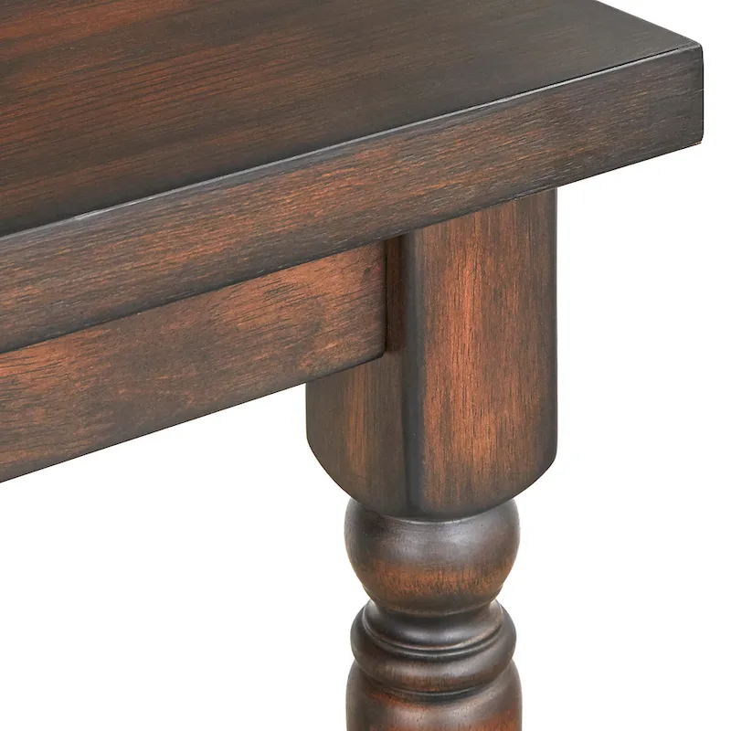 Simple Living 5-piece Burntwood Dining Set