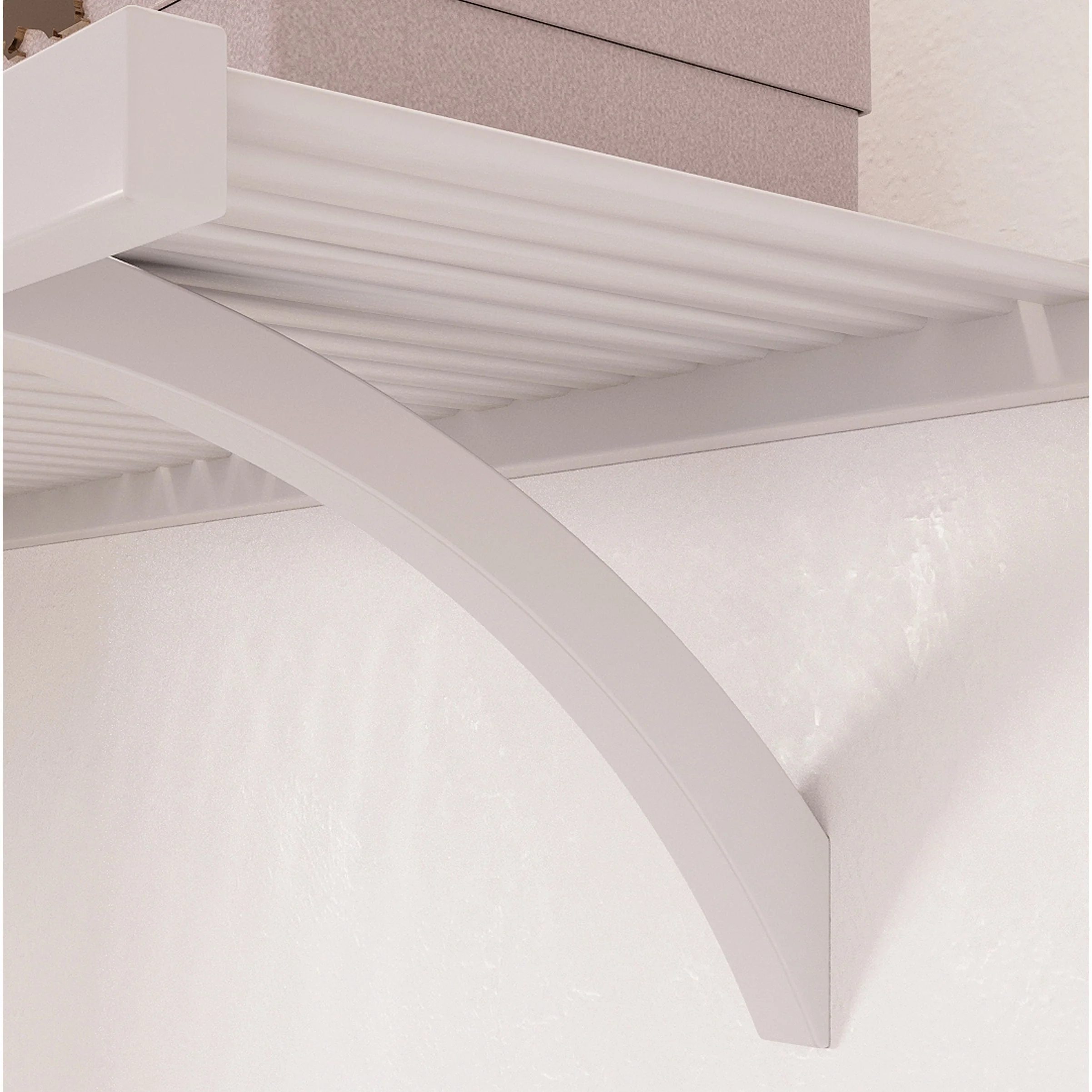 John Louis Home Solid Wood Reach-In Closet System White