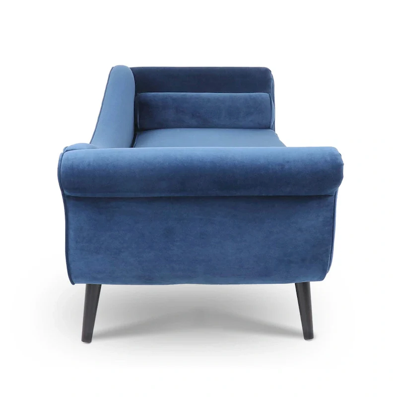 70.86W Chaise Lounge with Scroll Arm