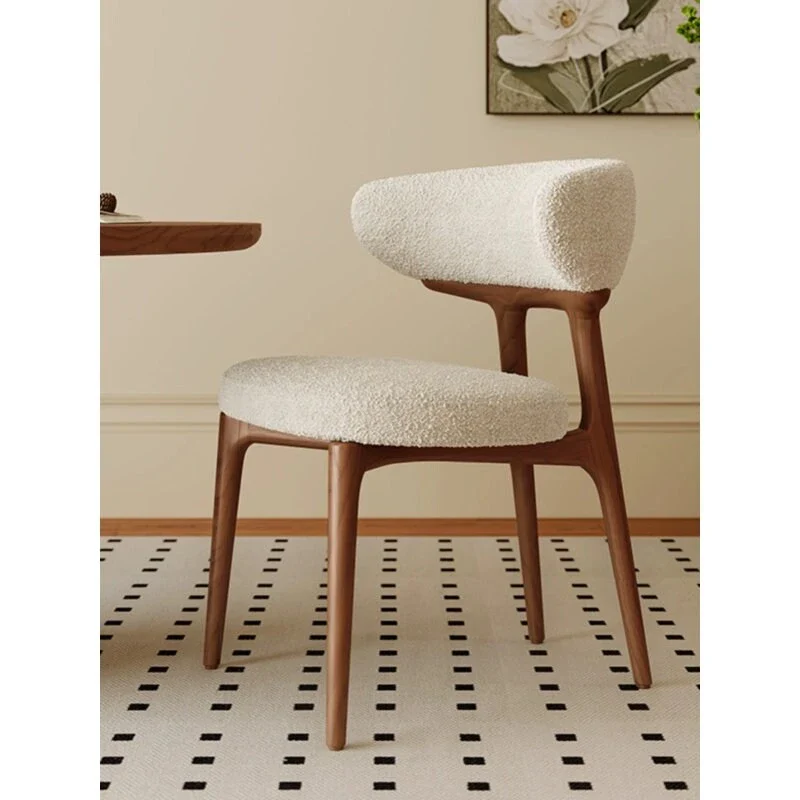 Clotilde Teddy Fabric Chair