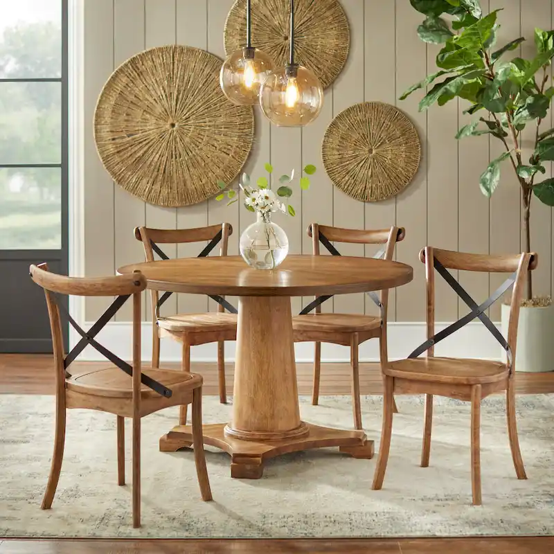 Round Pedestal Dining Table - 45