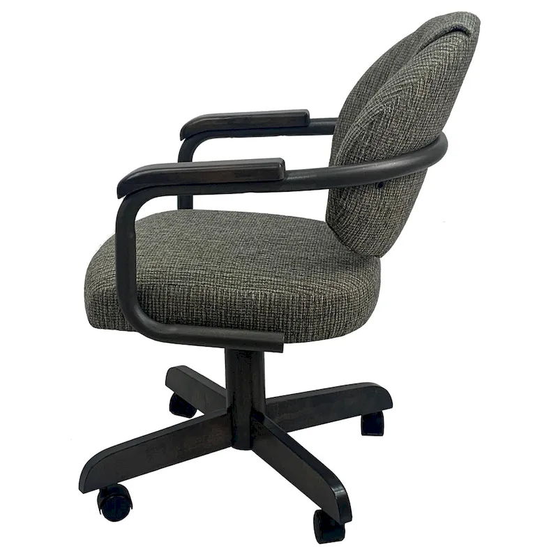 Swivel Tilt Kitchen Caster Chair with Wheels M-79 - 18 inch Seat