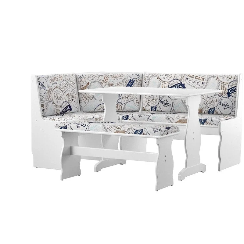 Breakfast Nook 3-piece Dining Set
