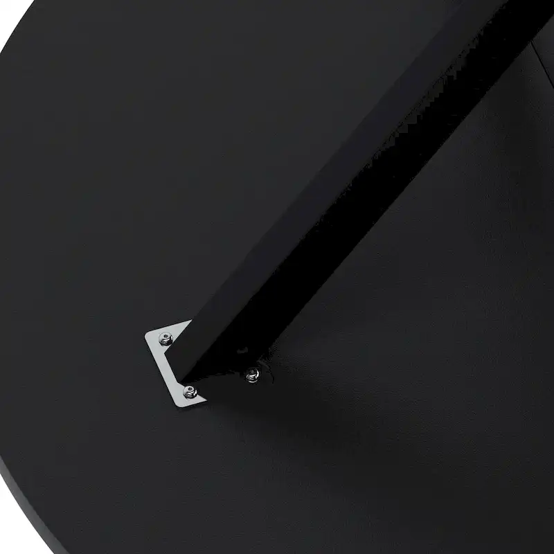 Modern Cross Leg Round Dining Table ,Two Piece Removable Top