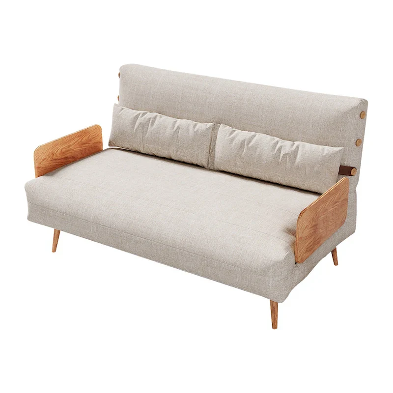 59.1 Modern Upholstered Sofa Bed