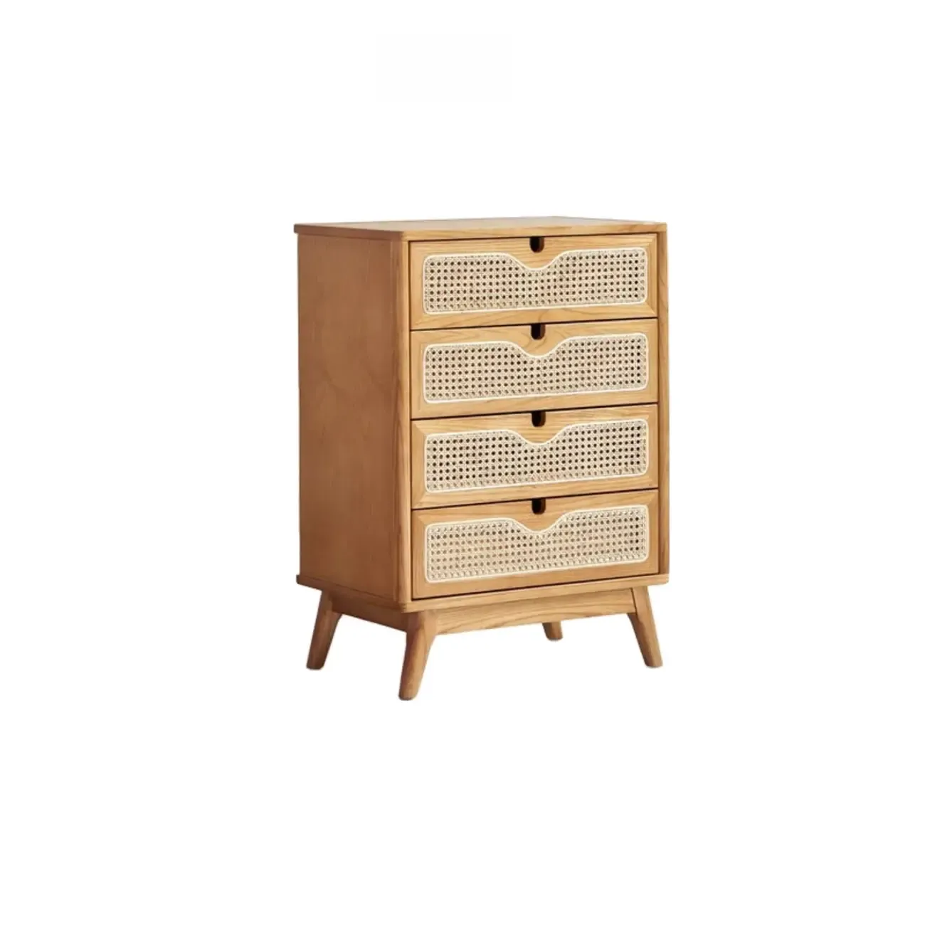 Tropical Natural Woven Double Layer Chest with 6-Drawers