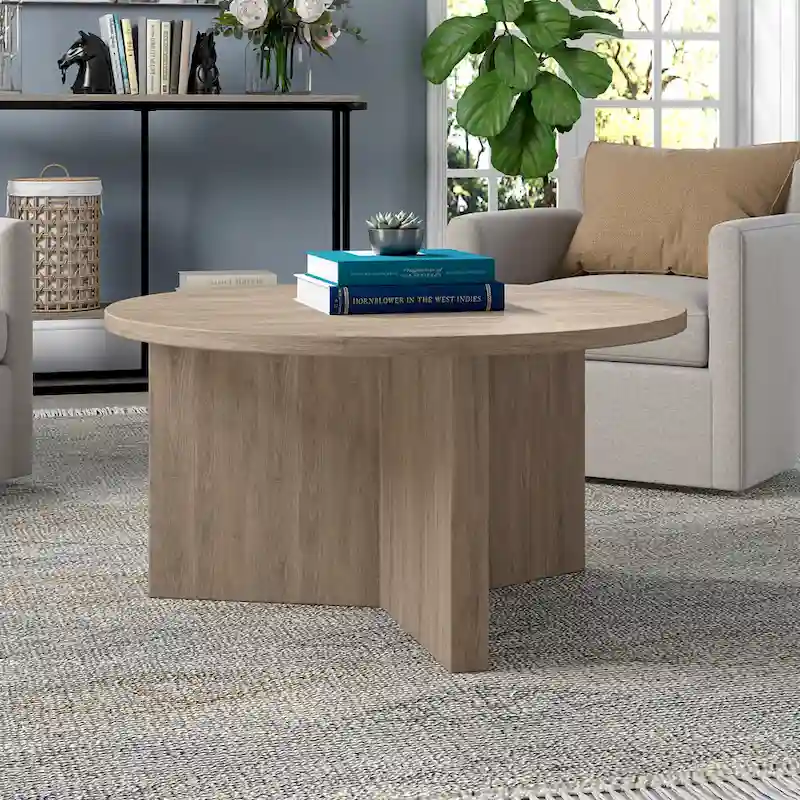 Anders 32 Wide Round Coffee Table