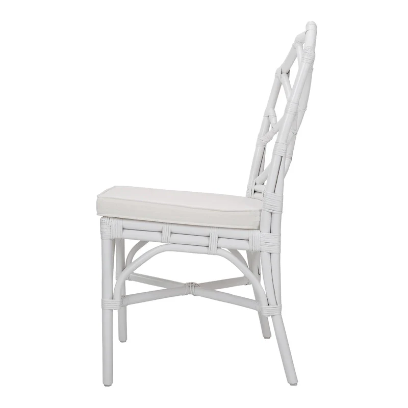 Kara Rattan Dining Side Chair, (Set of 2)