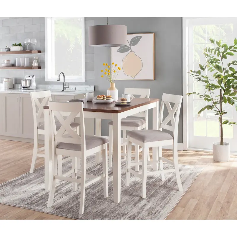 The 5-Piece Counter Height Dining Set