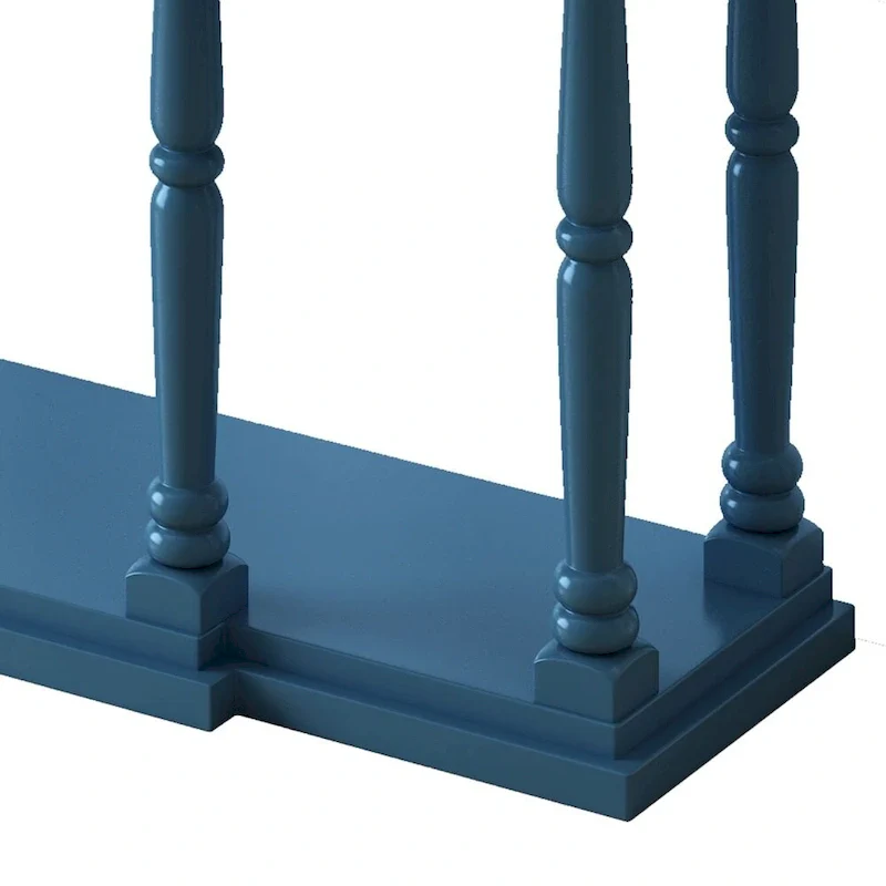 Antique Black Console Table - 63