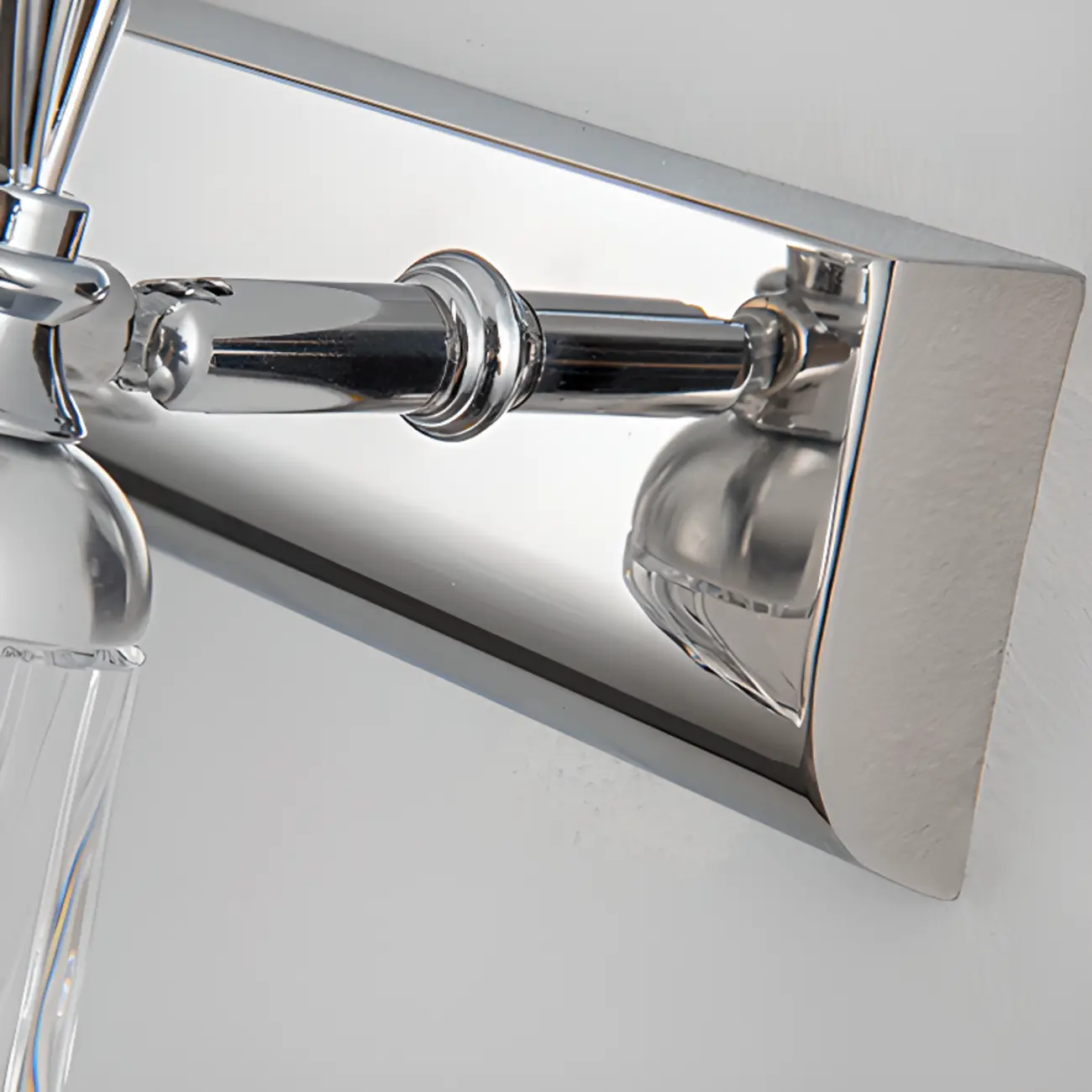 Modern Stainless Steel Bathroom Vanity Light Dimmable LED