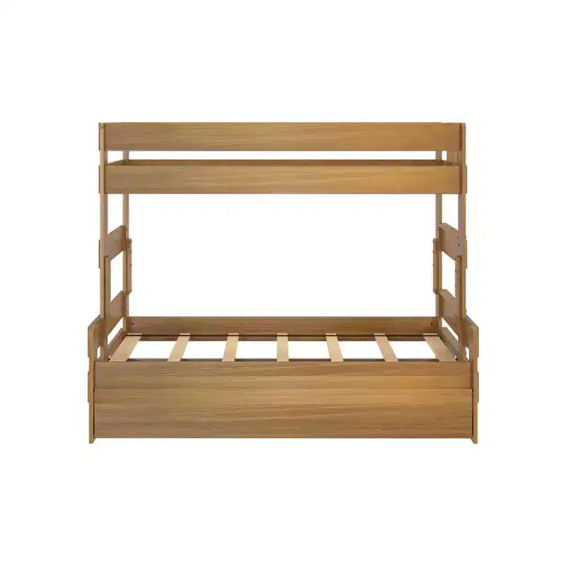 Max & Lily Farmhouse Twin over Full Bunk Bed with Trundle
