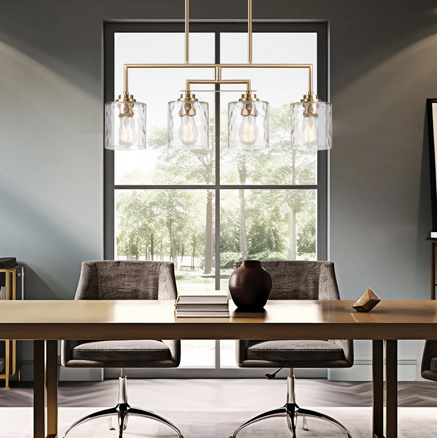 Monroe 28 Modern 4-Light Island Light