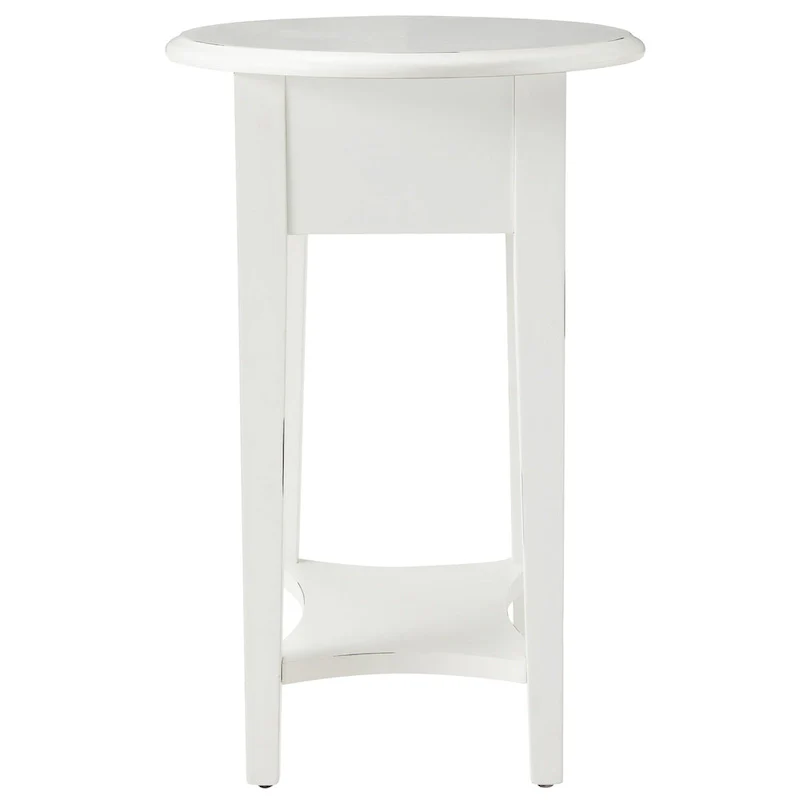 Hardwood Oval Side Table