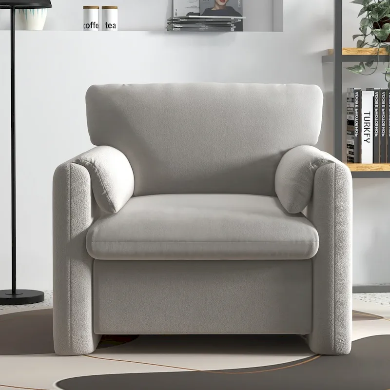 Upholstered Accent Chair Armchair Single Sofa