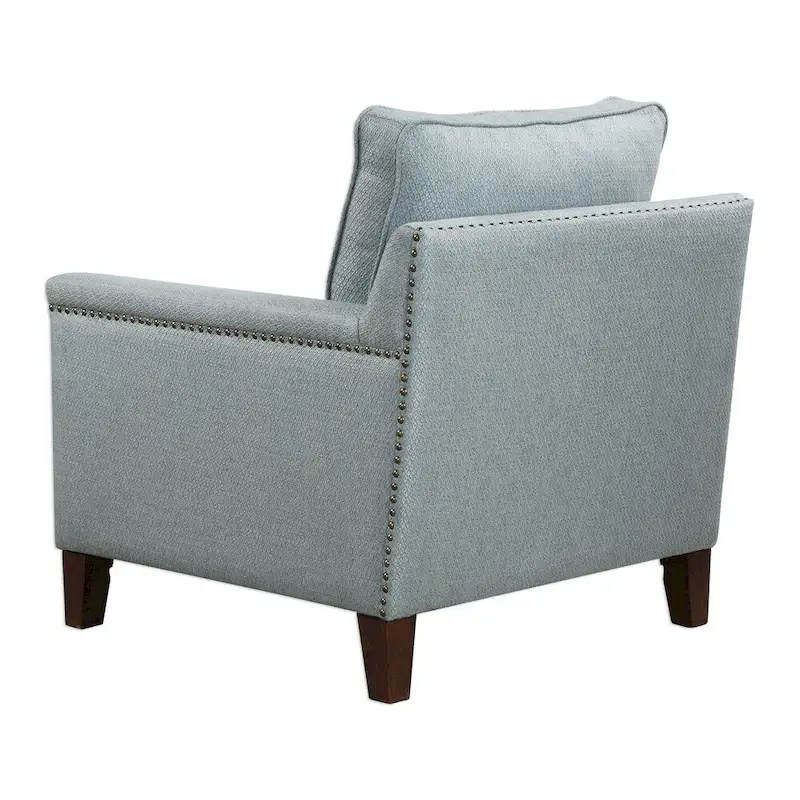Uttermost Charlotta Dark Walnut Accent Chair