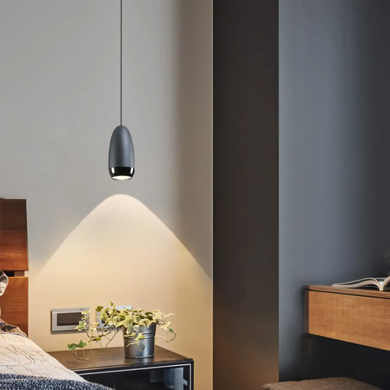 Mini Simple Geometric Aluminum LED Pendant Light