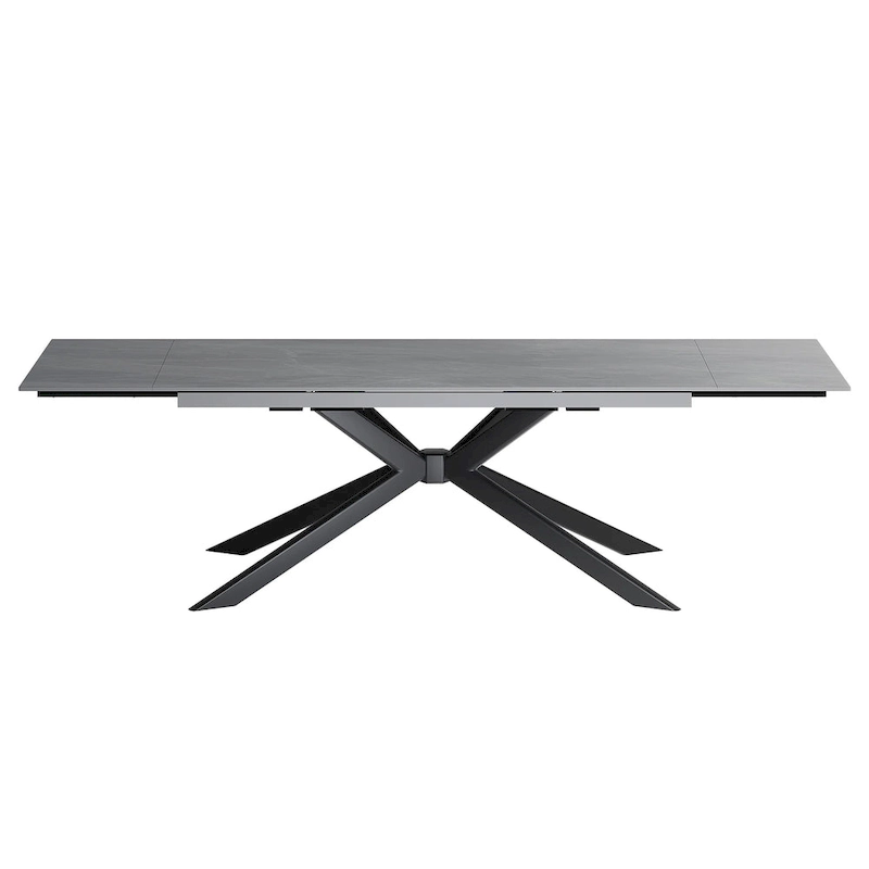 110.24 Extendable Rectangular Sintered Stone Dining Table - 78.74 to 110.24