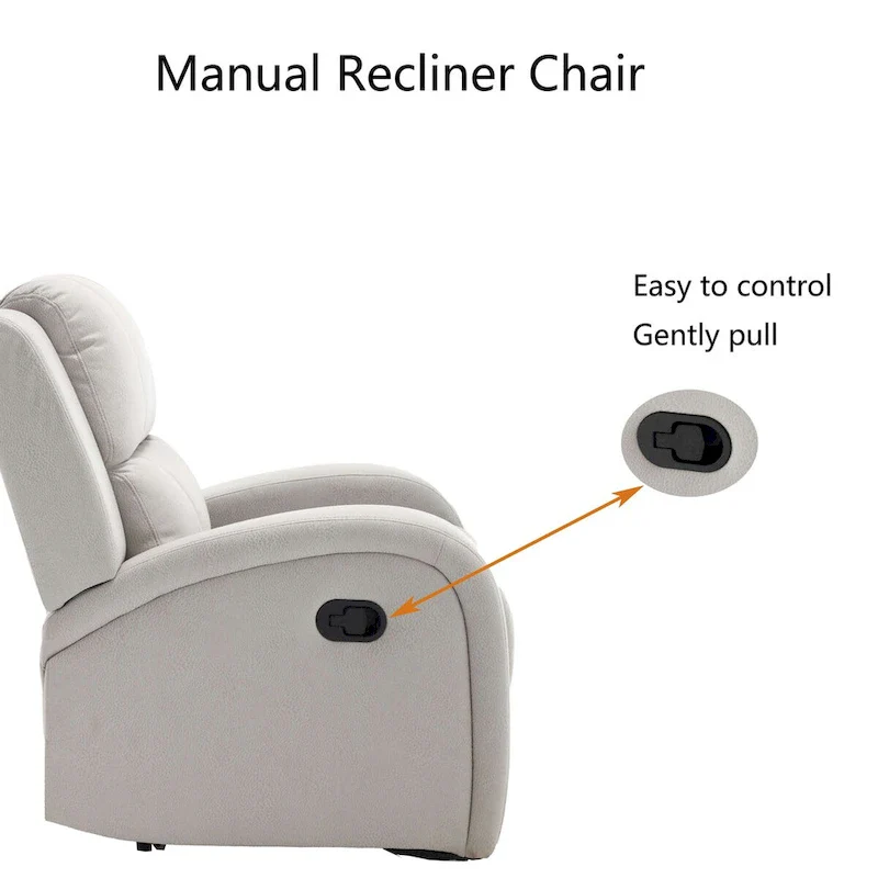 Faux Leather Recliner