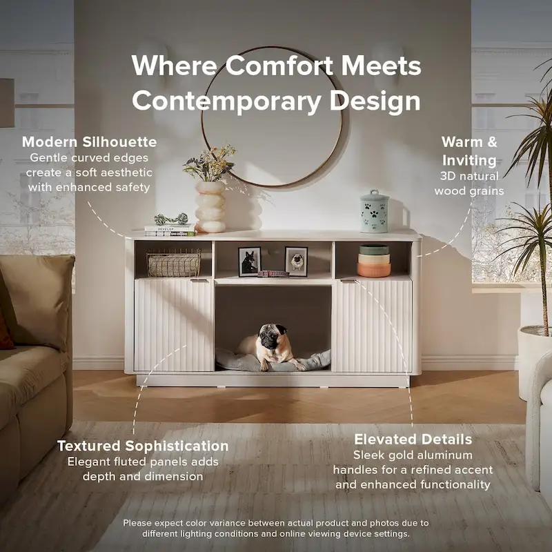 Mopio Brooklyn 59 Electric Fireplace TV Stand