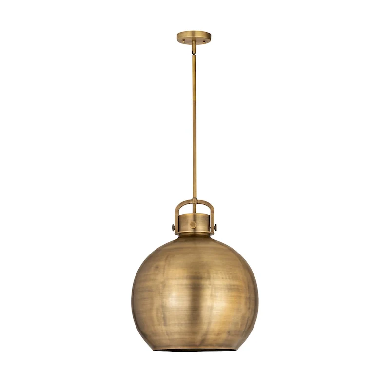 Innovations Lighting Newton Metal Sphere - 1 Light 16  Stem Hung Pendant