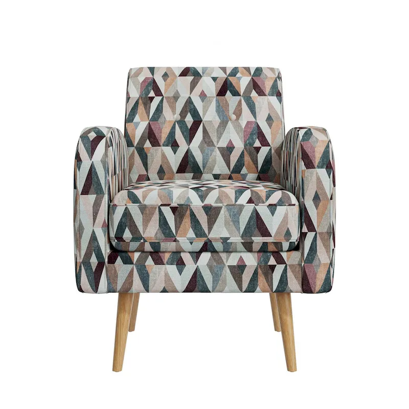 Mindy Mid-Century Modern Small Space Accent Armchair
