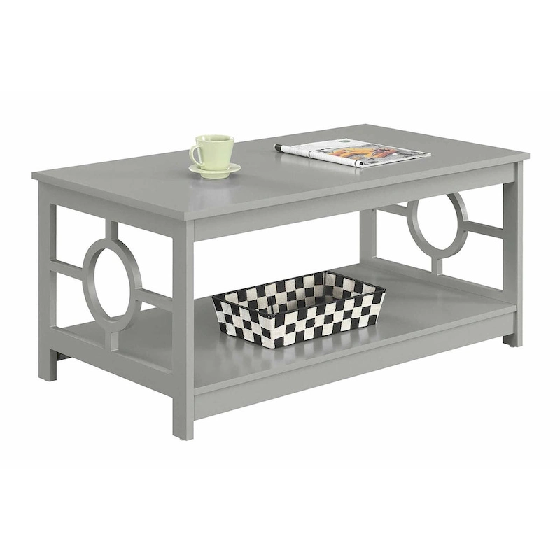 Convenience Concepts Ring Coffee Table with Shelf