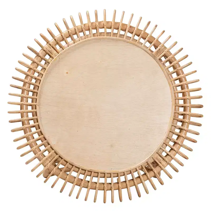 Modern Bohemian Natural Rattan Coffee Table