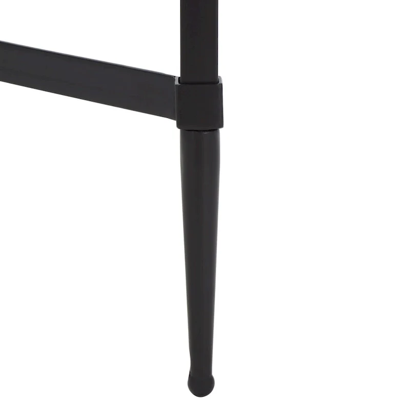 Leaf Cocktail Table with Glass Shelf, 43