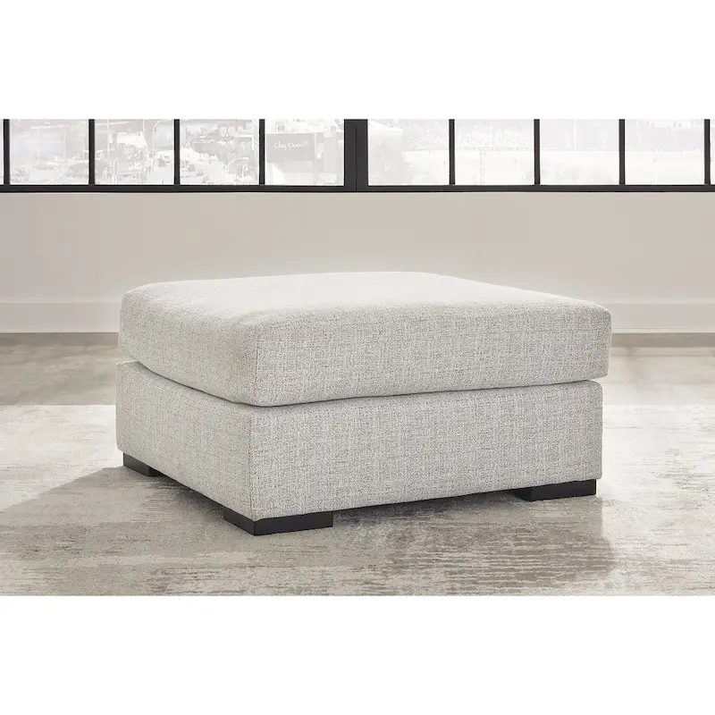Signature Design by Ashley Larce Gray Oversized Accent Ottoman