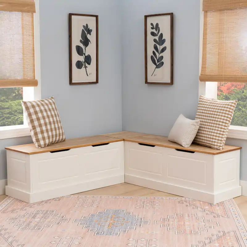 Josie L-shaped Backless Breakfast Nook Bench