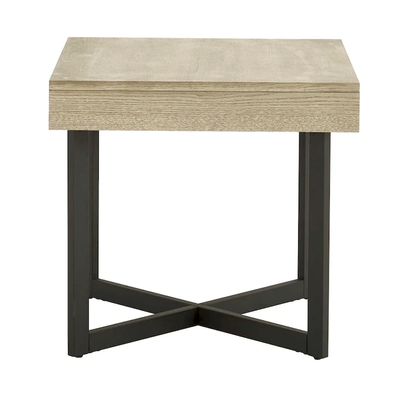 Eldersley Wood Finish End Table with One Drawer by iNSPIRE Q Modern
