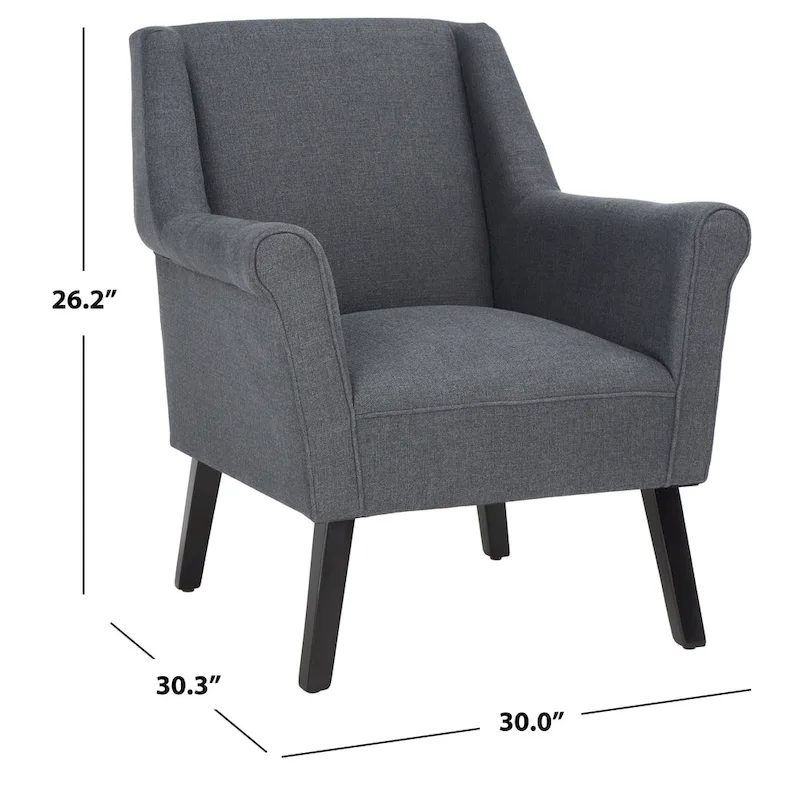 SAFAVIEH Selina Accent Chair - 30 W x 30.3 L x 26.2 H - 30Wx30Dx26H